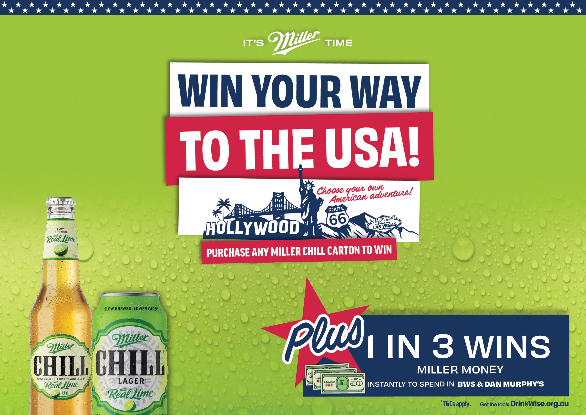 Win your way to the USA!